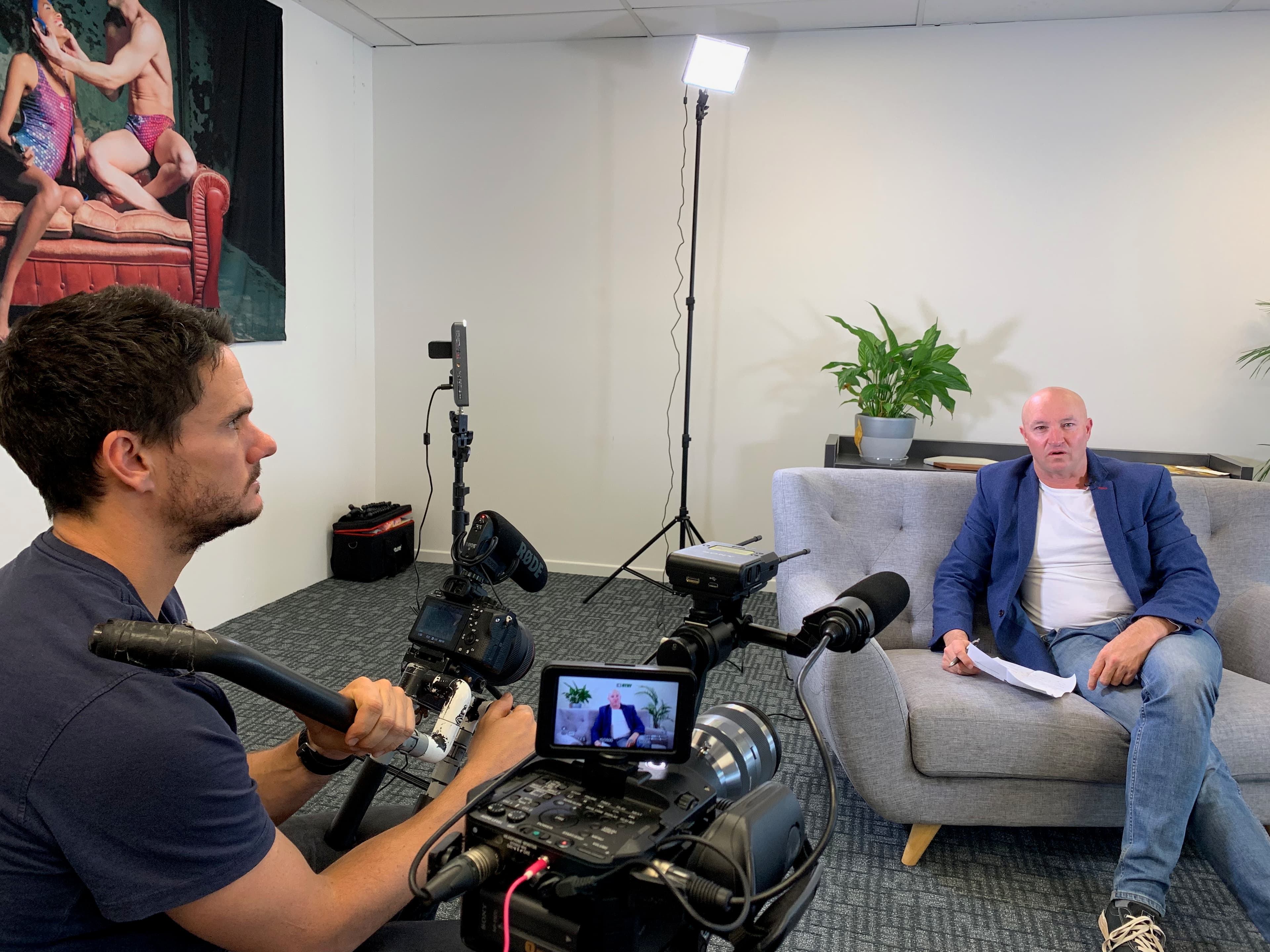 Caldwell Entertainment discussing video production logistics
